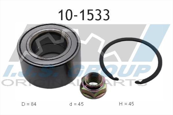 Комплект подшипника ступицы колеса IJS 101533