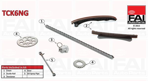 Комплект цели привода распредвала FAI AutoParts TCK6NG
