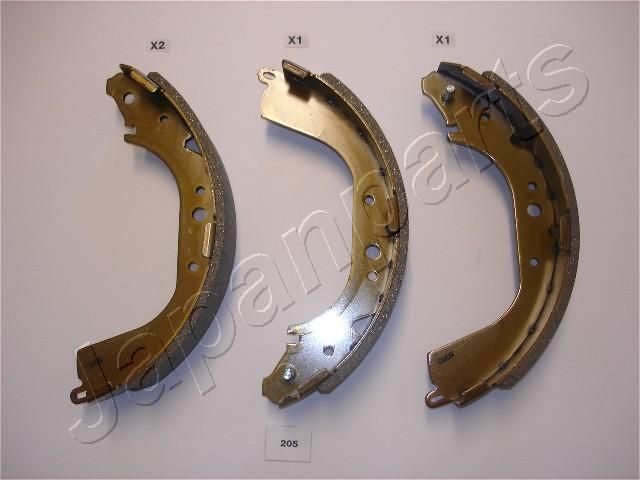 Комплект тормозных колодок JAPANPARTS GF205AF