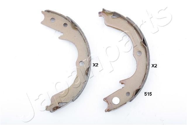Комплект тормозных колодок, стояночная тормозная система JAPANPARTS GF515AF