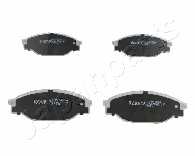 Комплект тормозных колодок, дисковый тормоз JAPANPARTS PA214AF