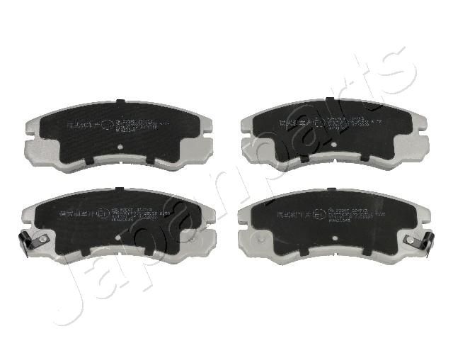 Комплект тормозных колодок, дисковый тормоз JAPANPARTS PA999AF
