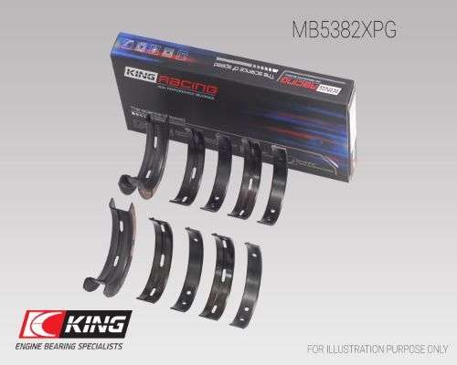 Комплект подшипников коленчатого вала KING MB5382XPG