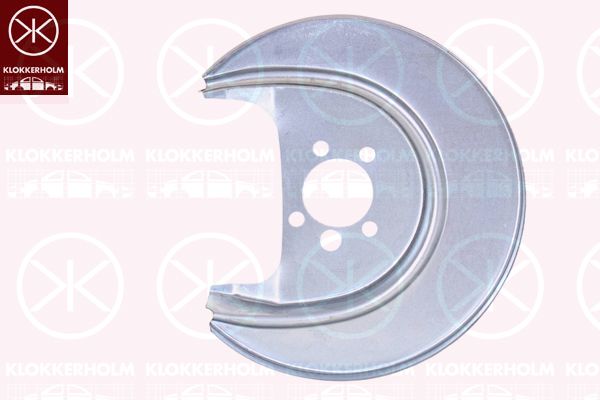 Отражатель, диск тормозного механизма KLOKKERHOLM 9506877