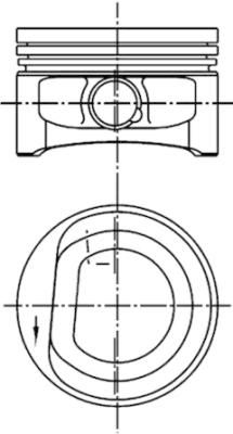 Поршень KOLBENSCHMIDT 99452600