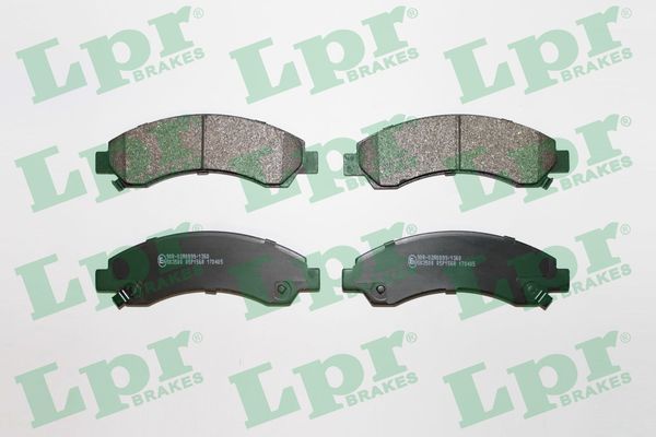 Комплект тормозных колодок, дисковый тормоз LPR 05P1568