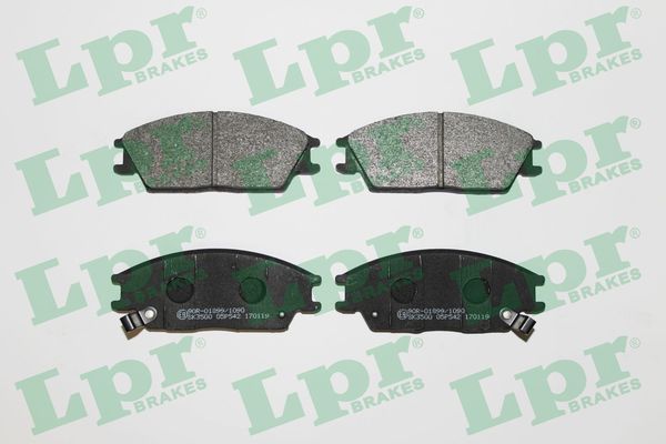 Комплект тормозных колодок, дисковый тормоз LPR 05P542
