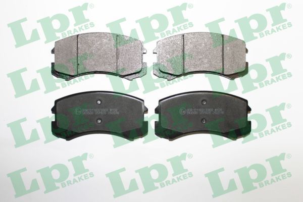 Комплект тормозных колодок, дисковый тормоз LPR 05P826