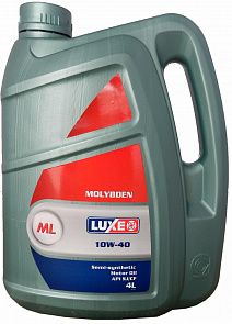LUXE Molybden ML 10W-40 4 л. LUXE 114