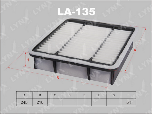 Воздушный фильтр LYNX LA135