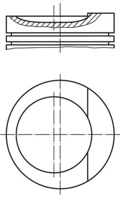 Поршень MAHLE 0348900