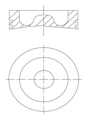 Поршень MAHLE 061PI00130000
