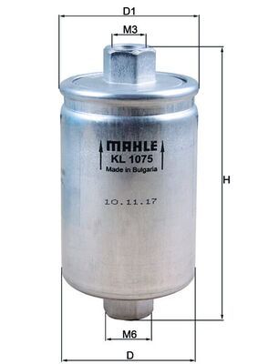 Топливный фильтр MAHLE KL1075