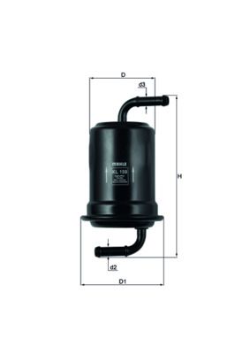 Топливный фильтр MAHLE KL159
