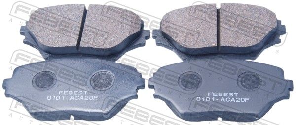 Комплект тормозных колодок, дисковый тормоз FEBEST 0101ACA20F