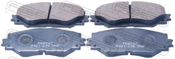 Комплект тормозных колодок, дисковый тормоз FEBEST 0101ZZE150F