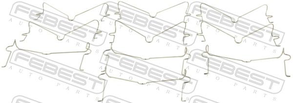 Пружина, колодки дискового тормоза FEBEST 0103002PCS10