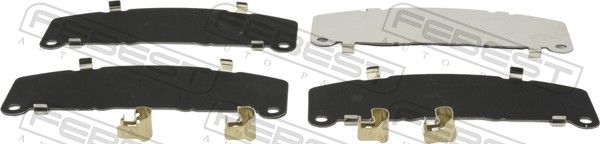 Противоскрипная пластина, тормозные колодки(задняя пластина) FEBEST 0103ASU40F