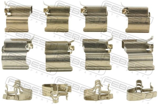 Комплектующие, колодки дискового тормоза FEBEST 0103GDJ150R
