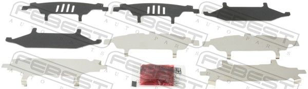 Комплектующие, колодки дискового тормоза FEBEST 0103ZZE120F