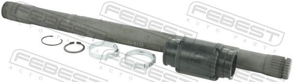 Приводной вал FEBEST 0112CDT220RH