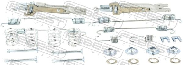 Комплектующие, стояночная тормозная система FEBEST 0204G15RARKIT