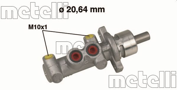 Главный тормозной цилиндр METELLI 050396