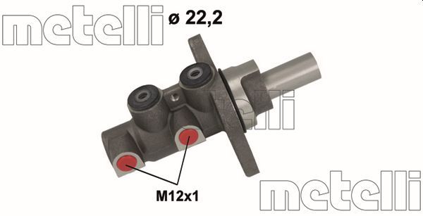 Главный тормозной цилиндр METELLI 051152