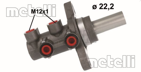 Главный тормозной цилиндр METELLI 051182