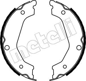 Комплект тормозных колодок, стояночная тормозная система METELLI 530227