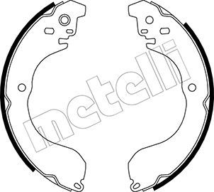 Комплект тормозных колодок METELLI 530296