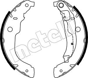 Комплект тормозных колодок METELLI 530333