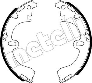 Комплект тормозных колодок METELLI 530423