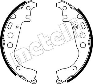 Комплект тормозных колодок METELLI 530431