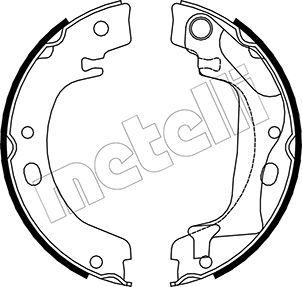 Комплект тормозных колодок, стояночная тормозная система METELLI 530446