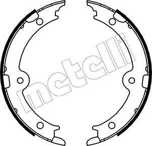 Комплект тормозных колодок, стояночная тормозная система METELLI 530449