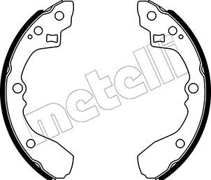 Комплект тормозных колодок METELLI 530506