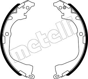 Комплект тормозных колодок METELLI 530529