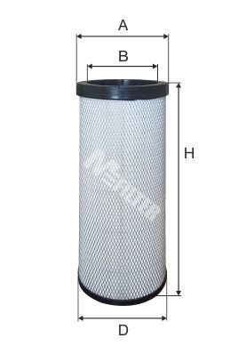 Фильтр добавочного воздуха MFILTER A80781