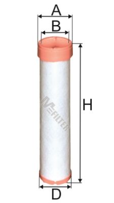 Фильтр добавочного воздуха MFILTER A8281