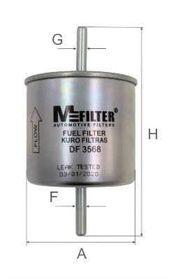 Топливный фильтр MFILTER DF3568