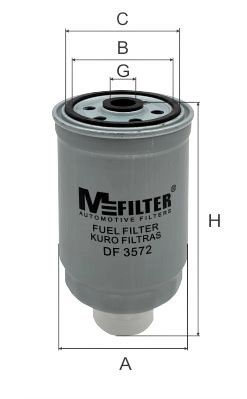 Топливный фильтр MFILTER DF3572