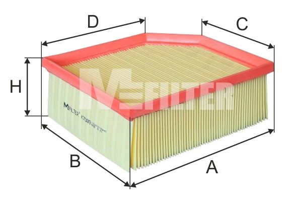 Воздушный фильтр MFILTER K7089