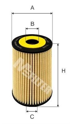 Масляный фильтр MFILTER TE649