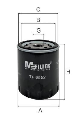 Масляный фильтр MFILTER TF6552