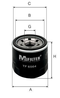 Масляный фильтр MFILTER TF6564