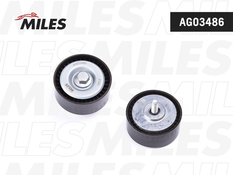 Паразитный / ведущий ролик, поликлиновой ремень MILES AG03486