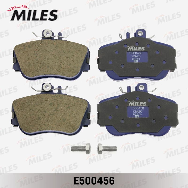 Комплект тормозных колодок, дисковый тормоз MILES E500456