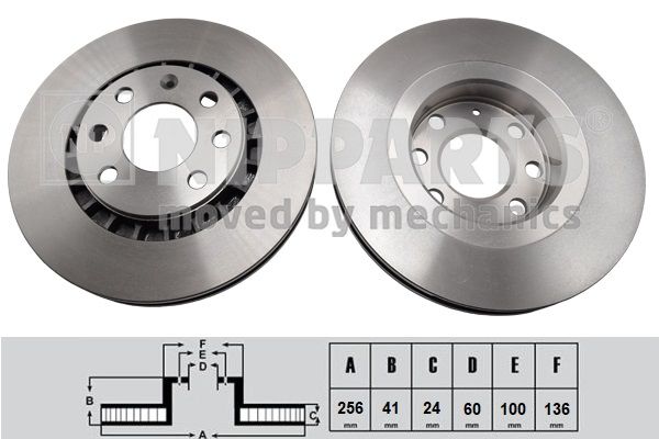 Тормозной диск NIPPARTS J3300907