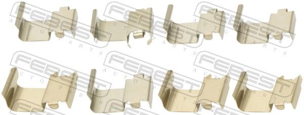 Комплектующие, колодки дискового тормоза FEBEST 0403COLTF